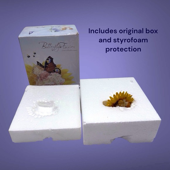 Butterfly Fairies Country Artists 2007 Baby Bloom CA05459 Sunflower Mini Figure - Picture 14 of 15